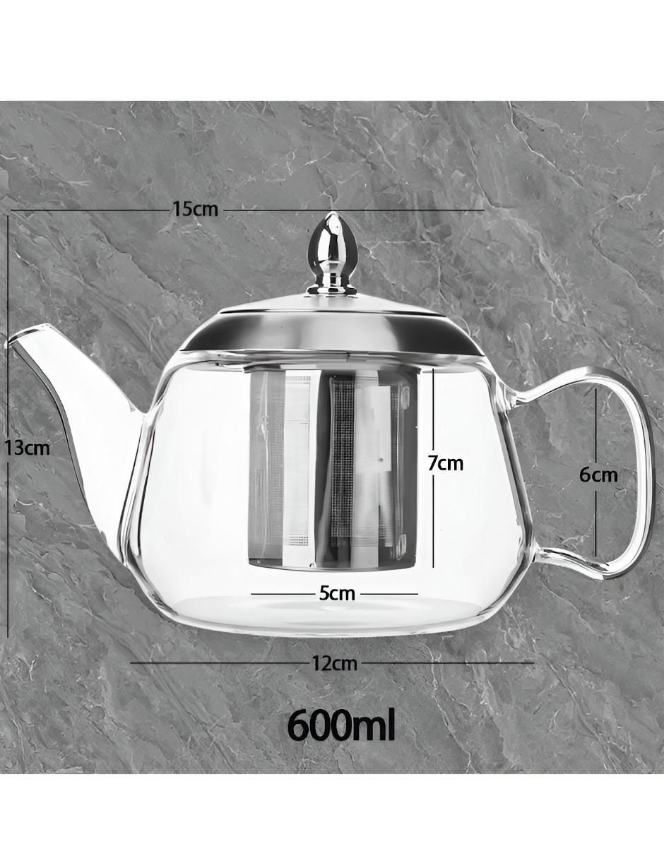 Tetera infusora Xtellar de vidrio