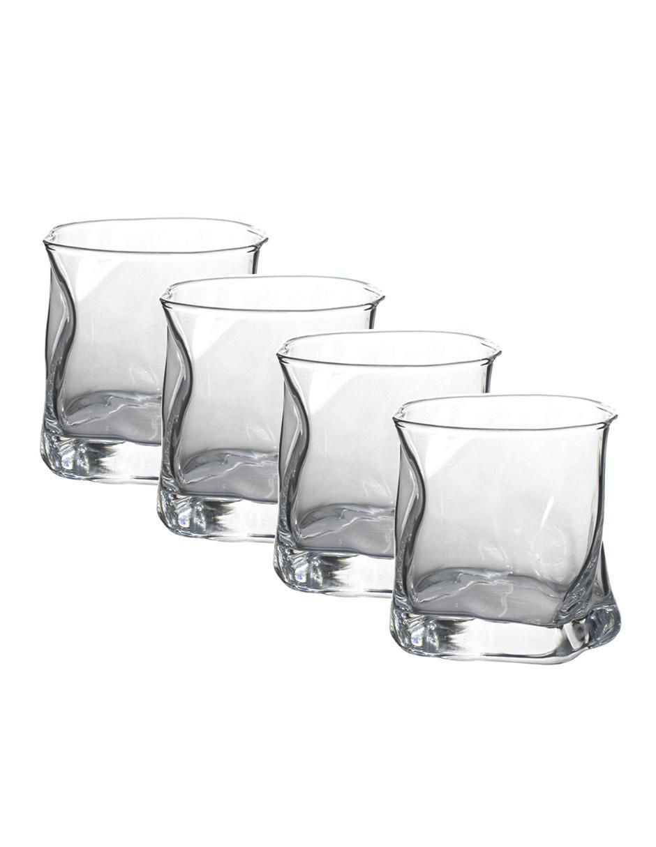 Set de vasos para agua de cristal con 4 piezas 1