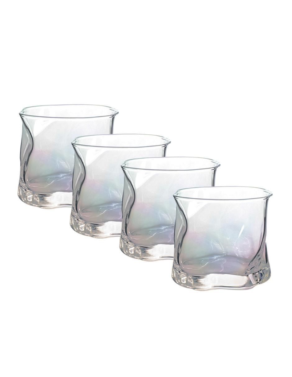 Set de vasos para agua de cristal con 4 piezas Set de vasos para agua de cristal con 4 piezas
