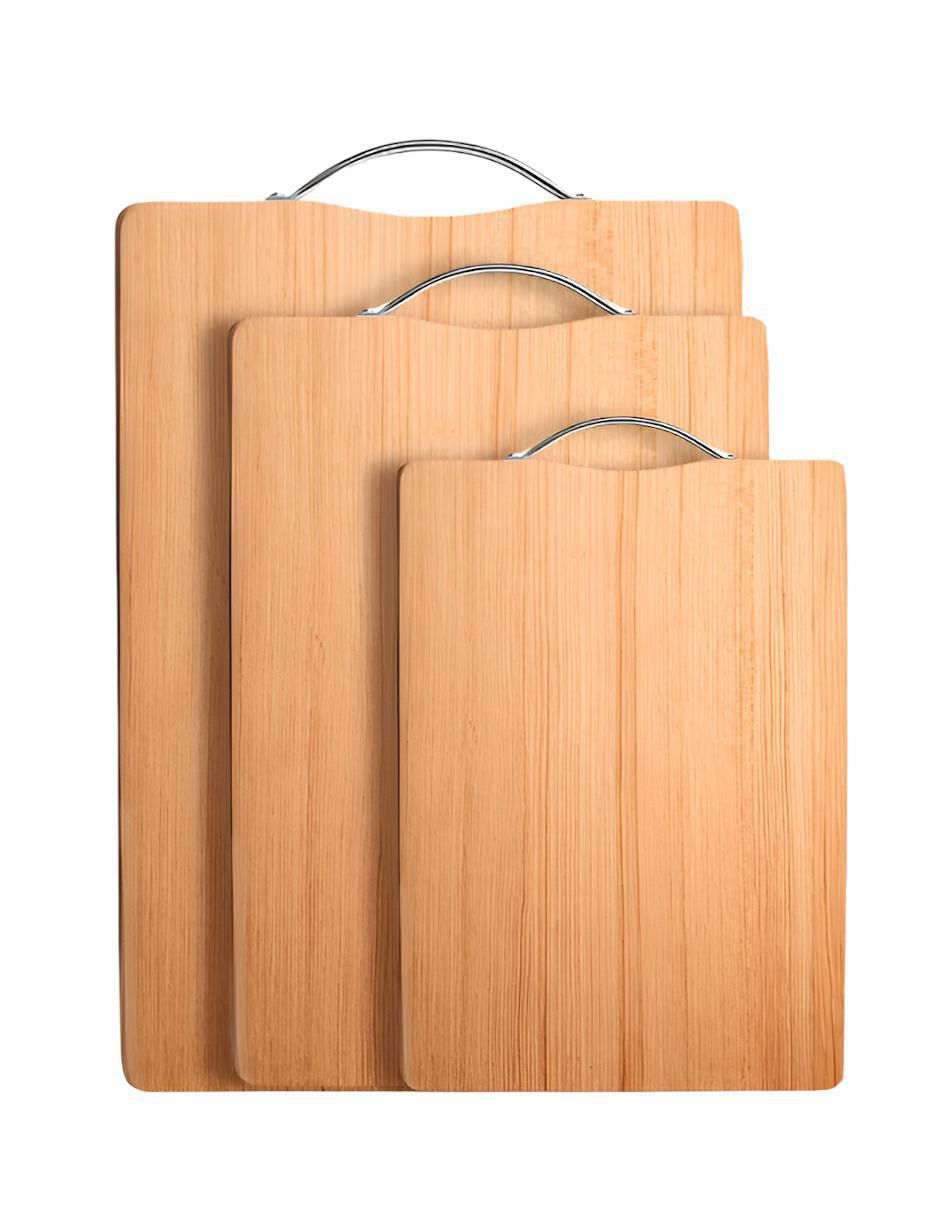Set tabla para picar de madera Set tabla para picar de madera