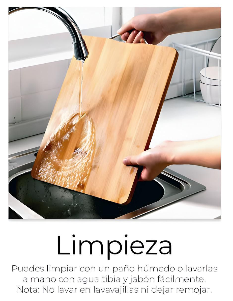 Set tabla para picar de madera