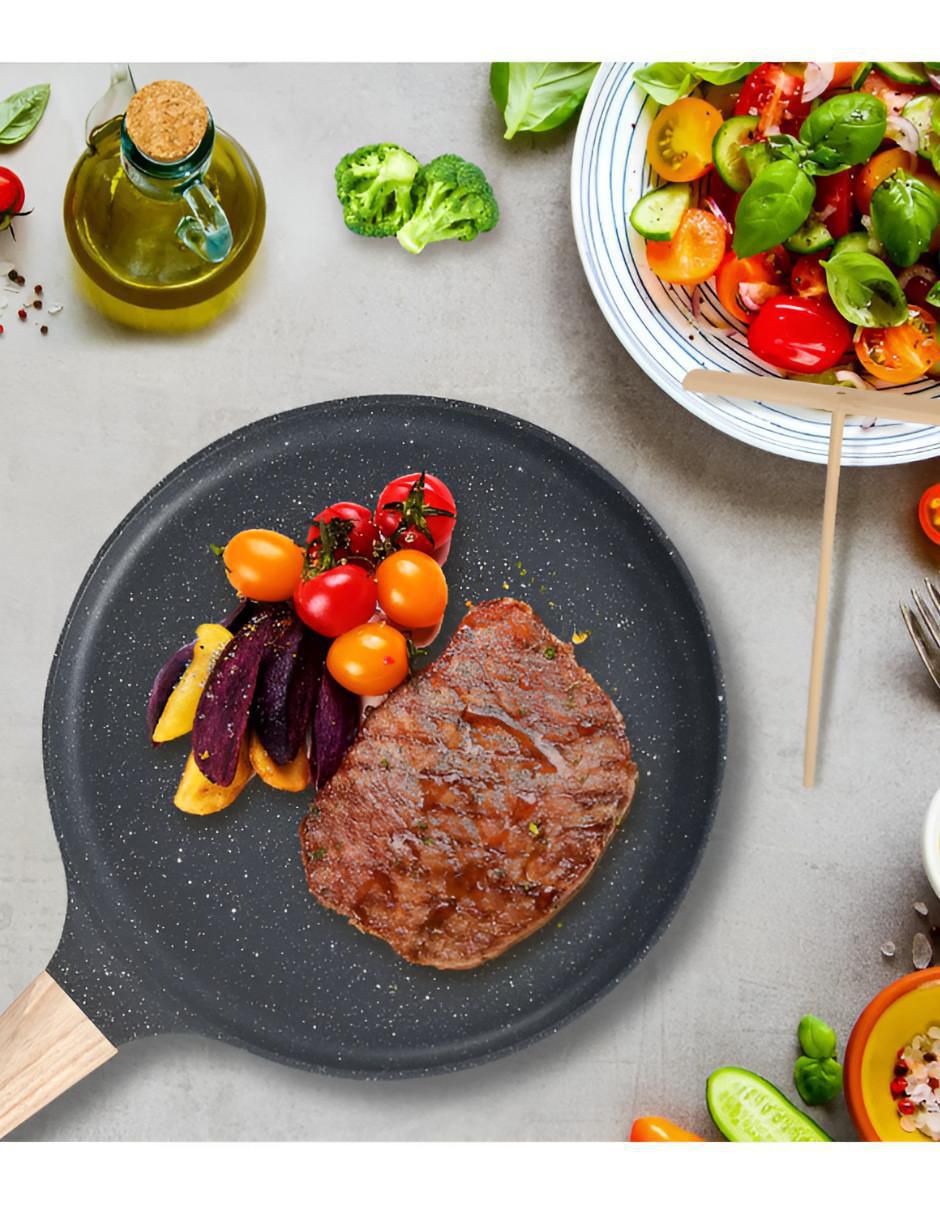 Sartén para crepas de aluminio fundido 5