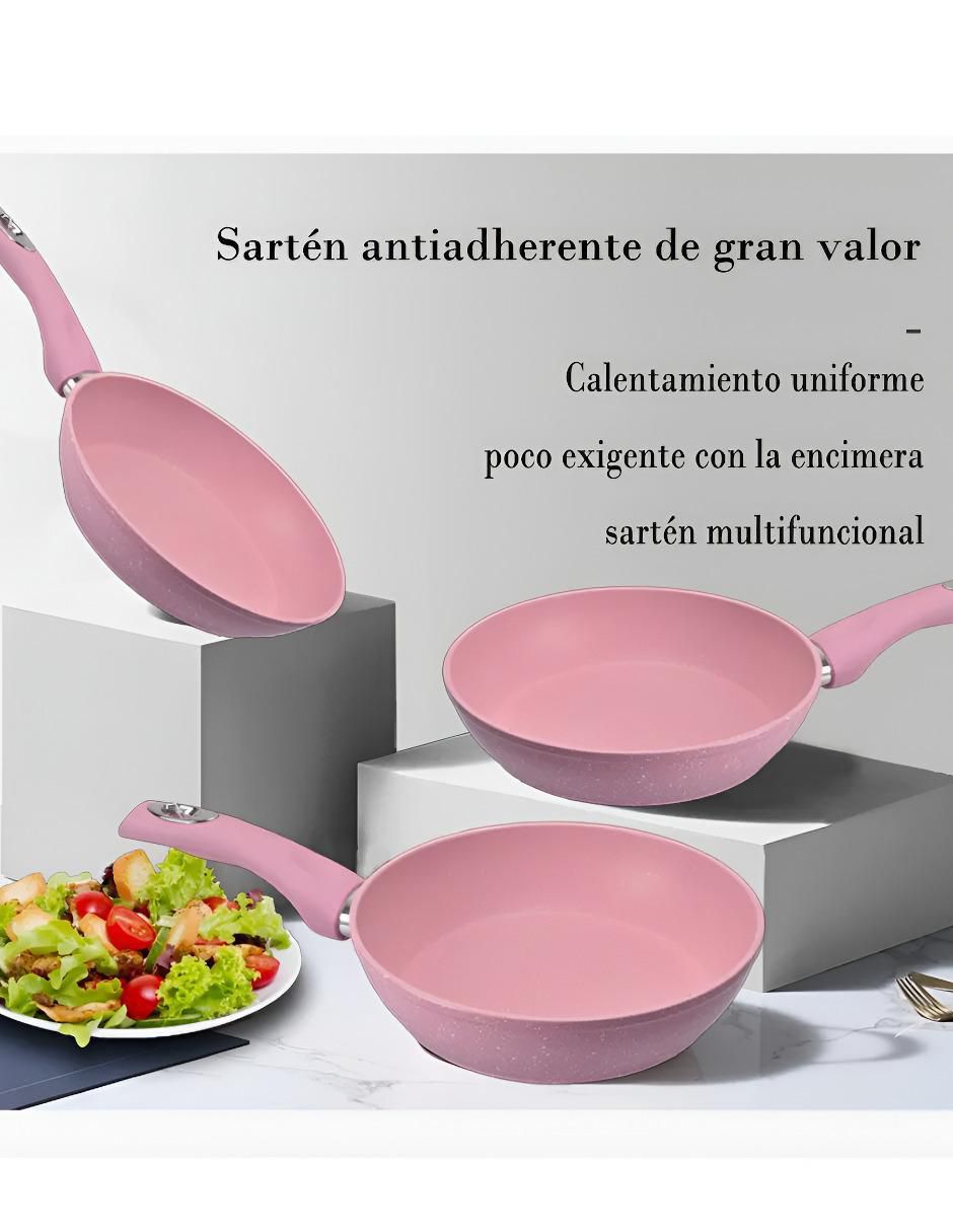 Set de sartenes Xtellar de piedra 3 piezas