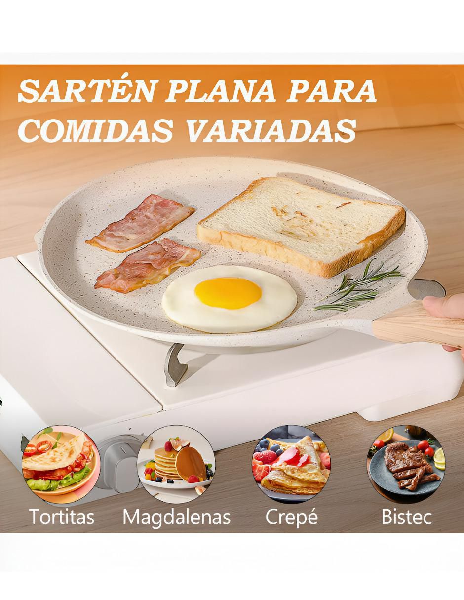 Sartén para crepas de aluminio