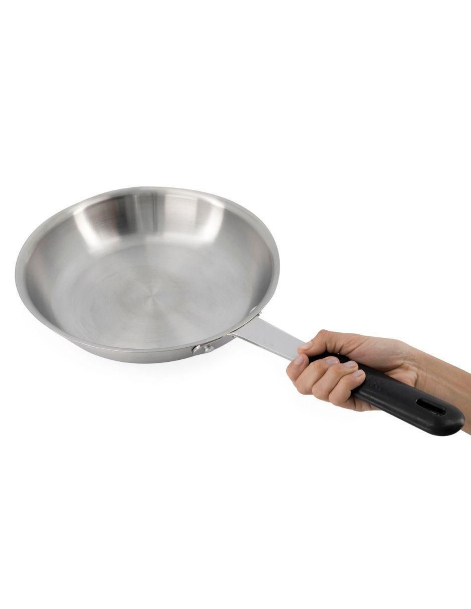 Set de sartenes de acero inoxidable 3 piezas