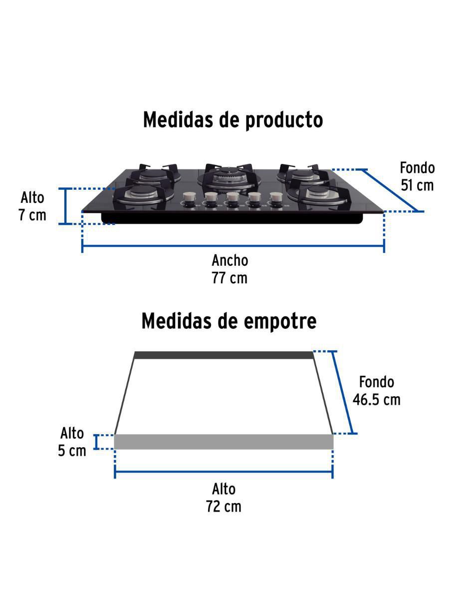 Parrilla Foset de vidrio templado