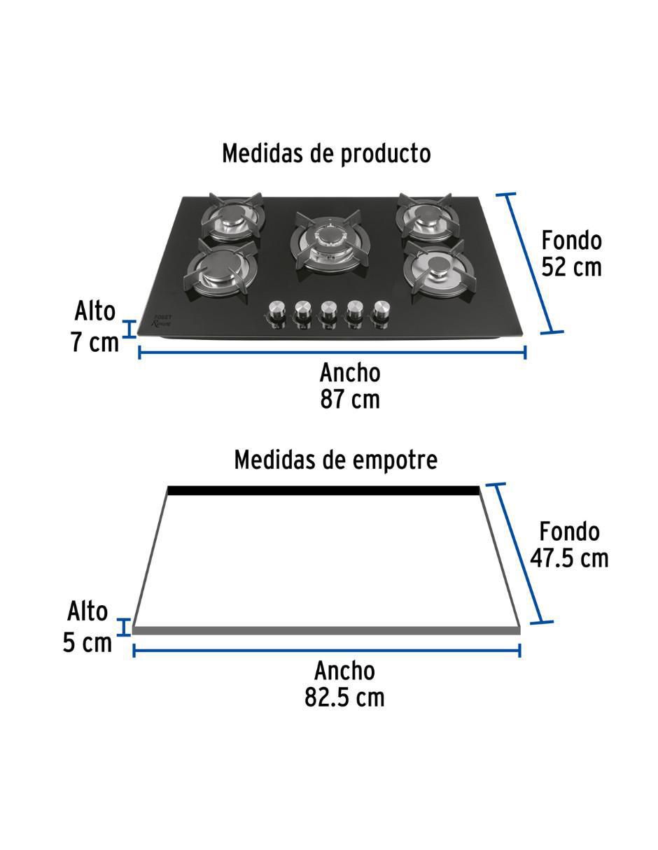 Parrilla Foset de vidrio templado