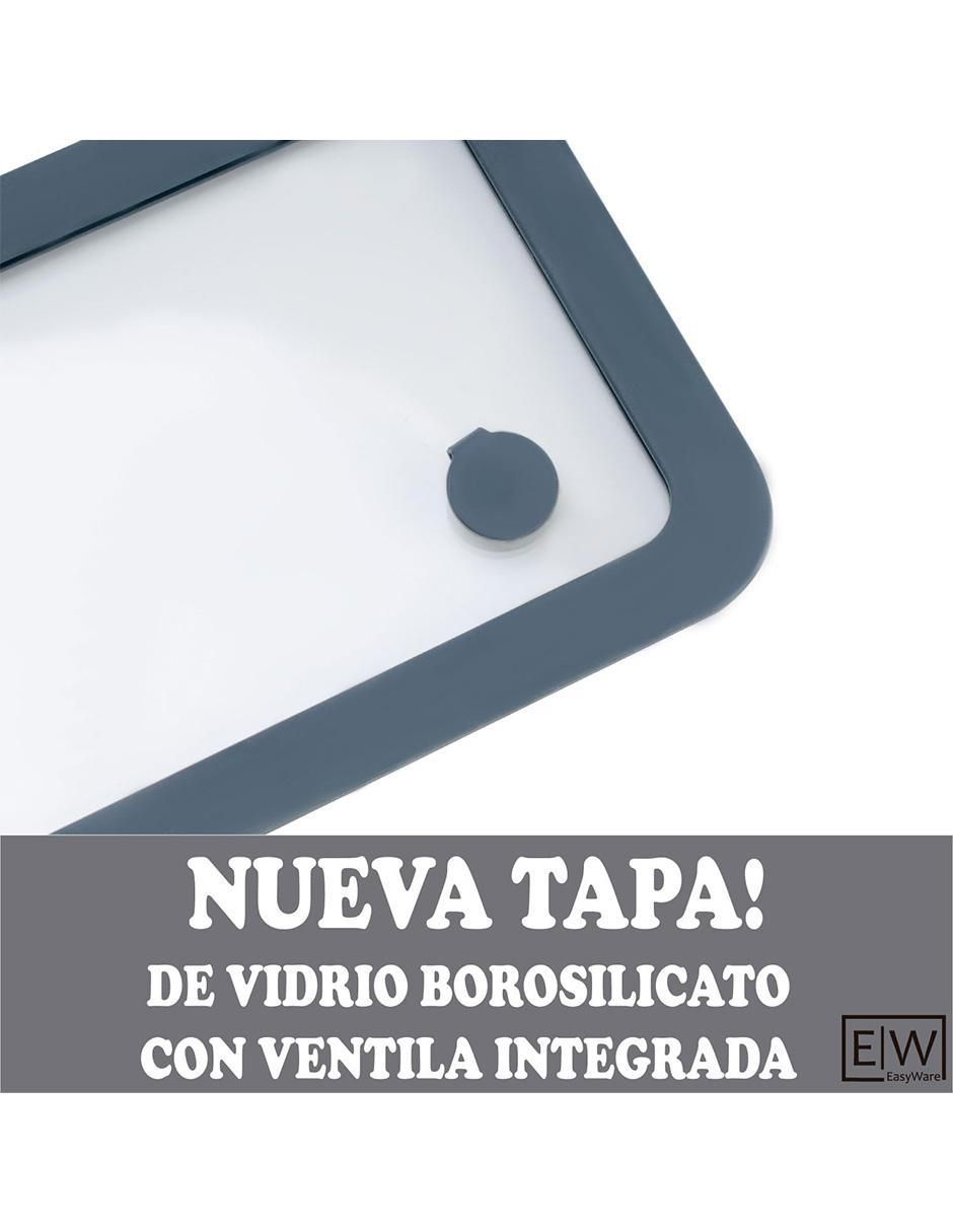 Set contenedores de vidrio 3 piezas