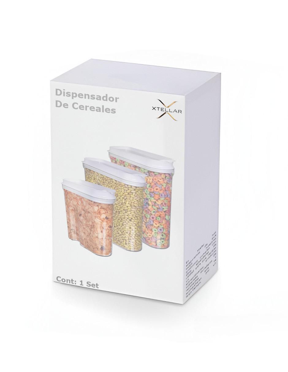Set dispensador de cereal de plástico Set dispensador de cereal de plástico