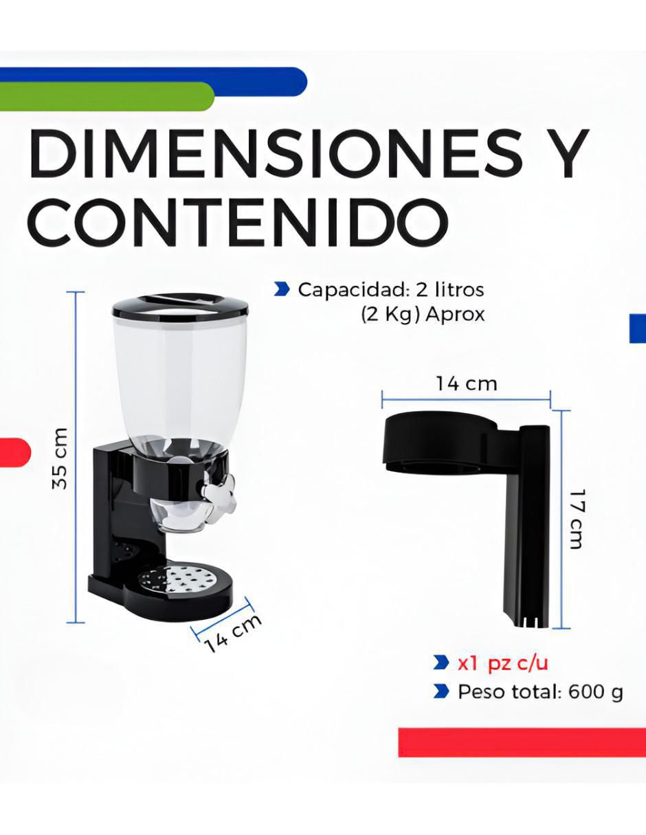 Dispensador de cereal Xtellar de plástico
