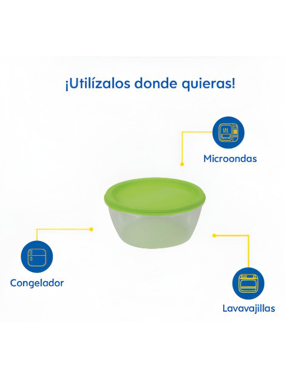 Set contenedores de plástico 7 piezas