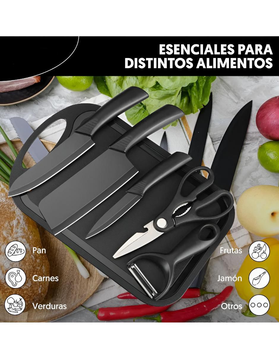 Set de cuchillos utilitario xtllar1037 10 piezas