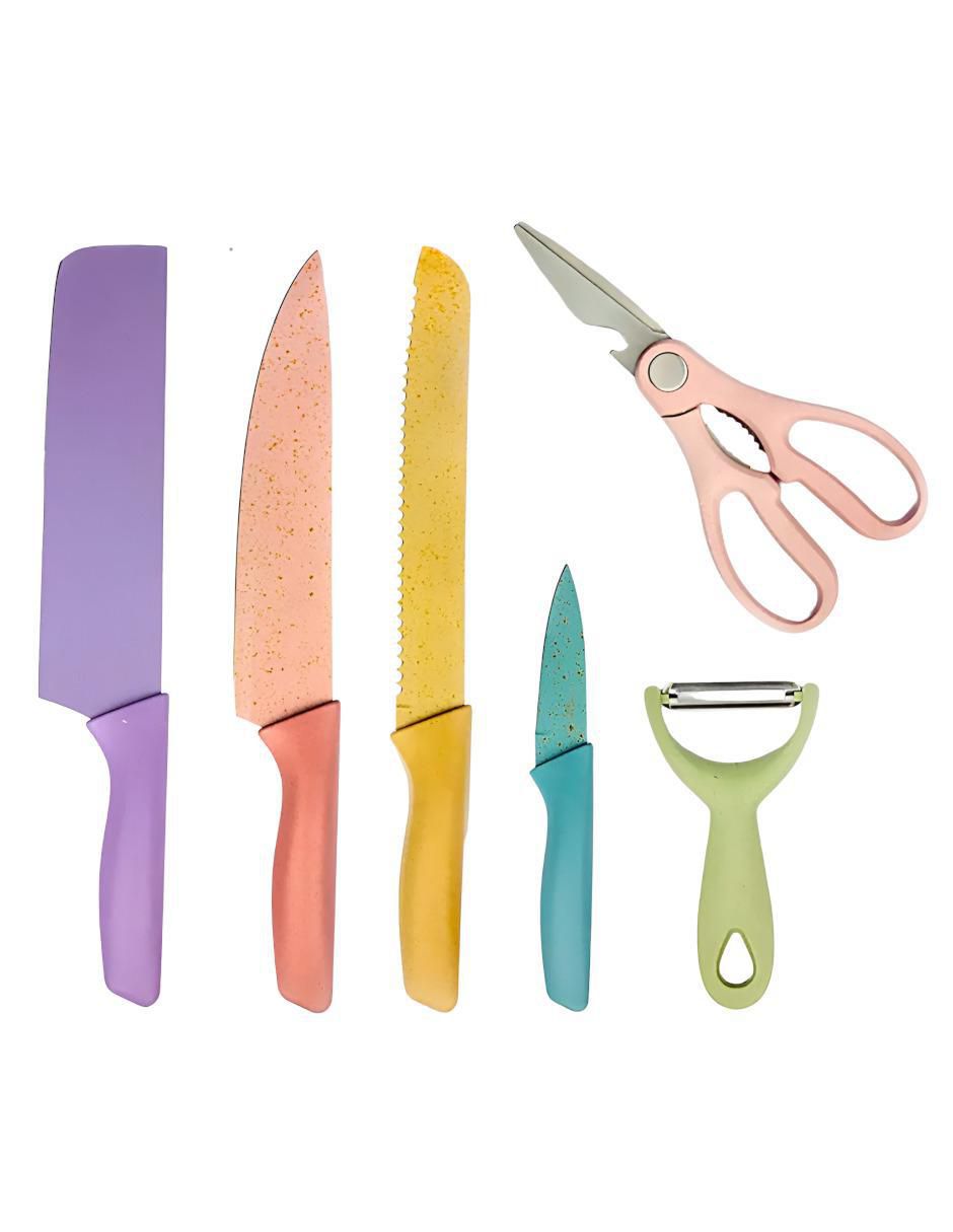 Set de cuchillos utilitario xtllar1039 6 piezas Set de cuchillos utilitario xtllar1039 6 piezas