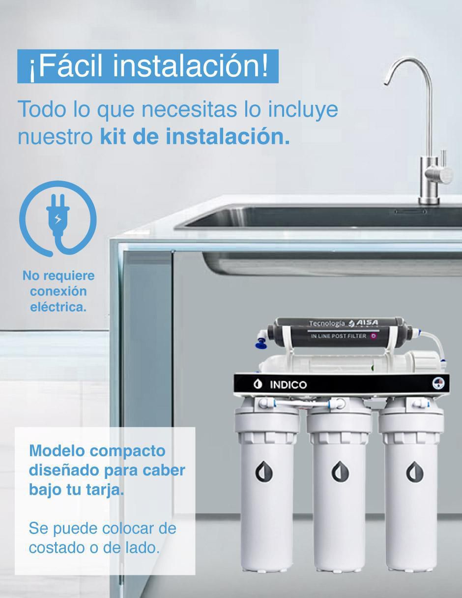 Filtro purificador de agua Pura 5 etapas