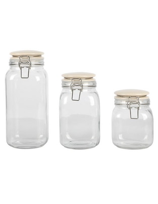 Set de frascos Martha Stewart Rindleton de vidrio hermético
