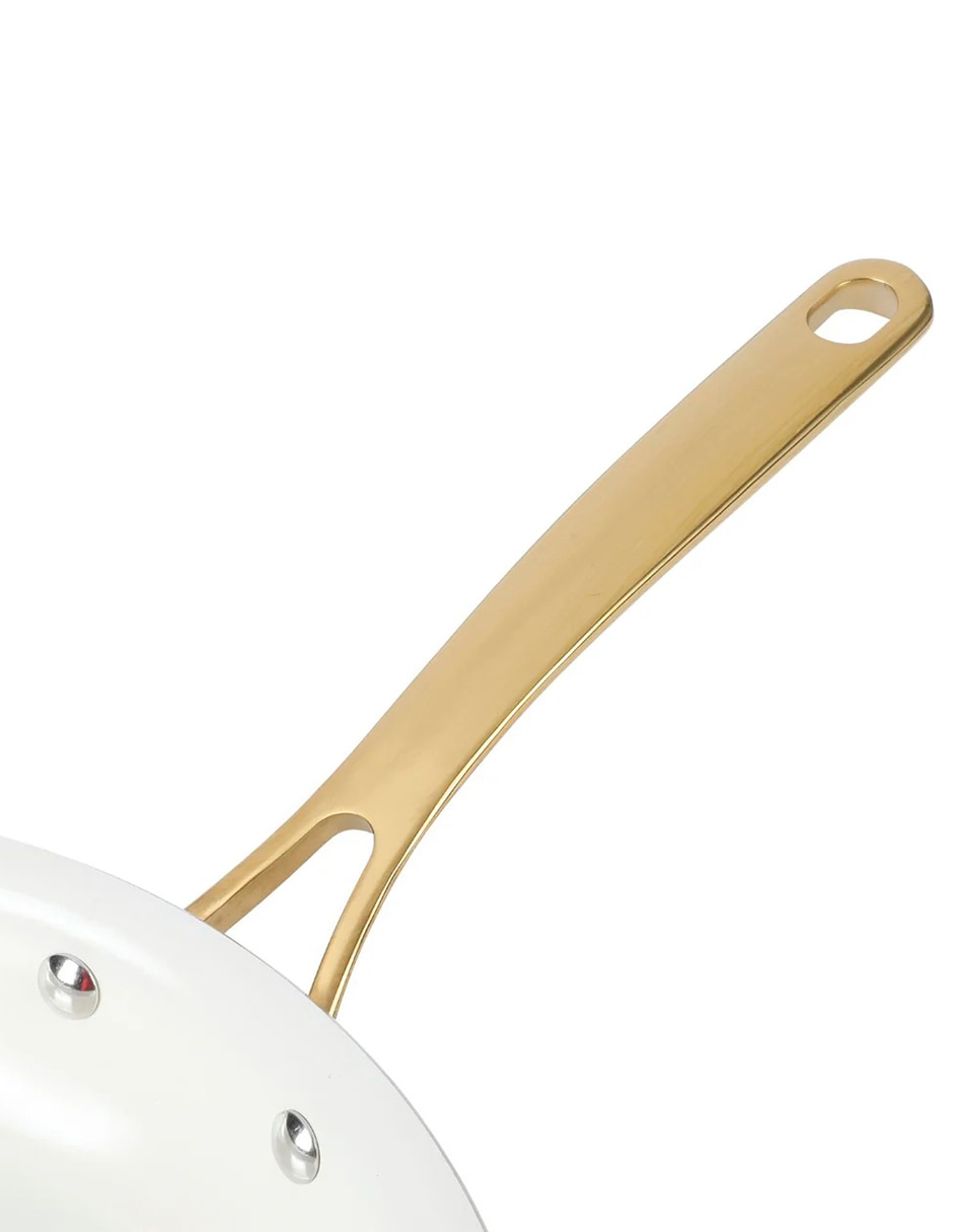 Batería de cocina Lockton aluminio esmaltado antiadherente cerámica 10 piezas 2
