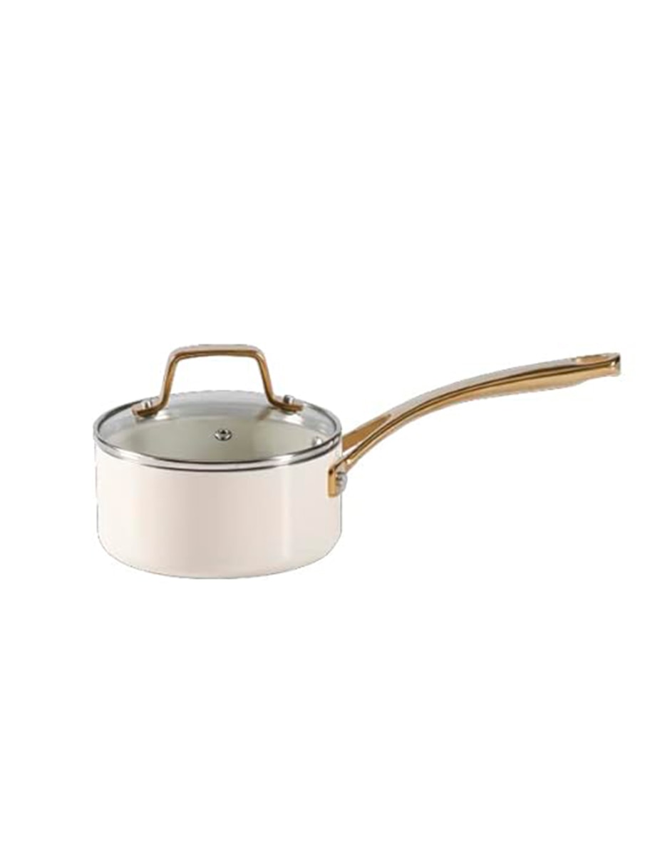 Batería de cocina Lockton aluminio esmaltado antiadherente cerámica 10 piezas 6