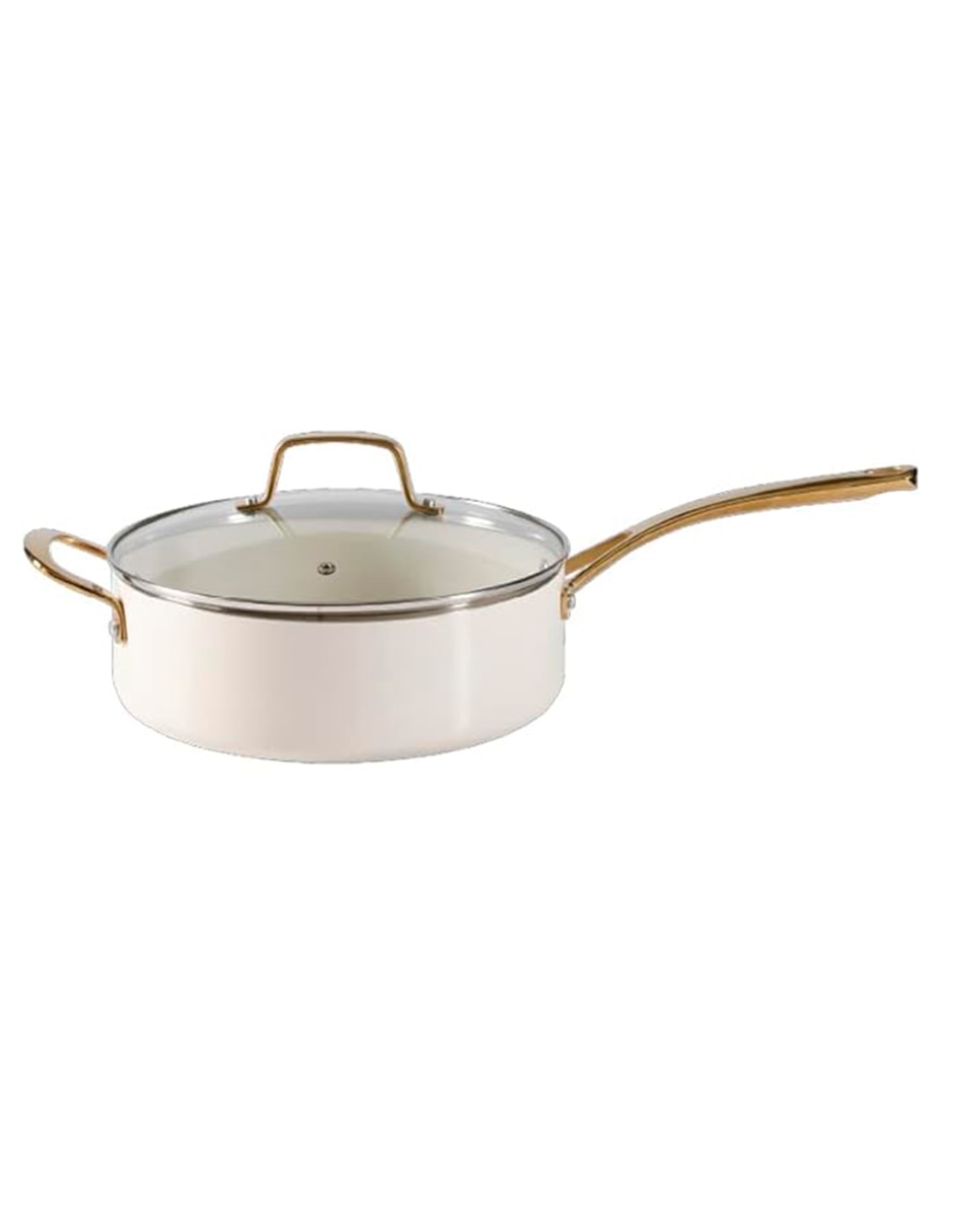 Batería de cocina Lockton aluminio esmaltado antiadherente cerámica 10 piezas 7