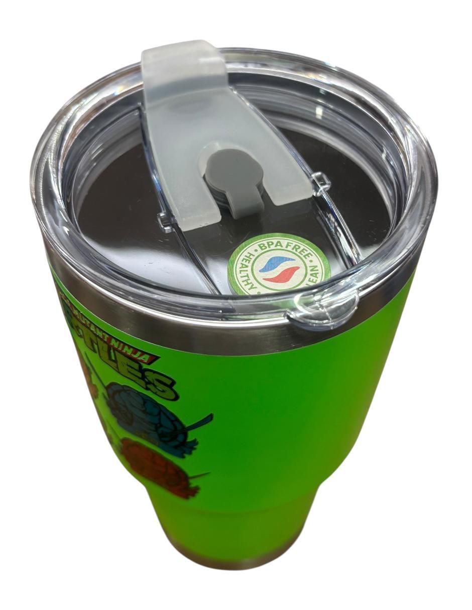 Termo de acero inoxidable con tapa push pull 3
