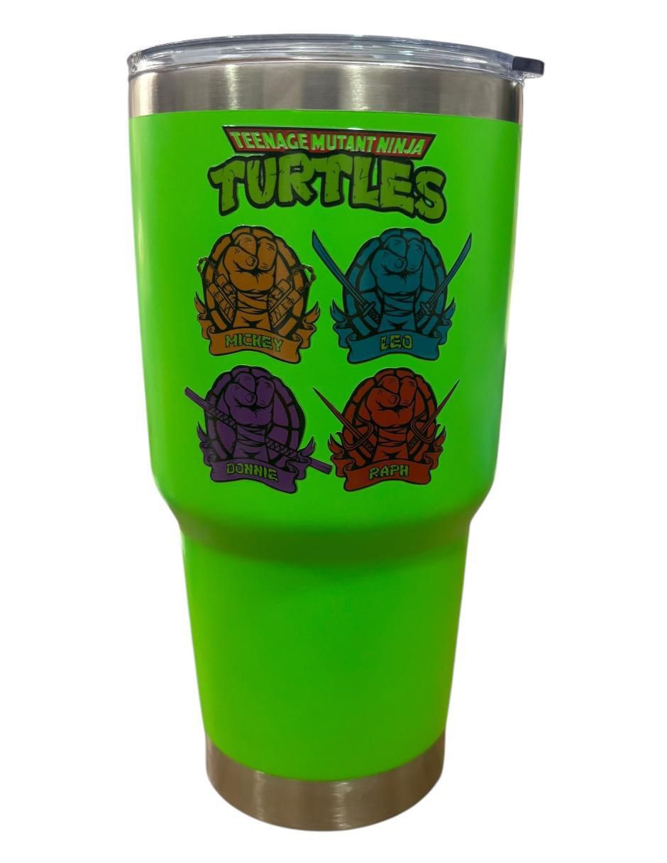 Termo de acero inoxidable con tapa push pull 4