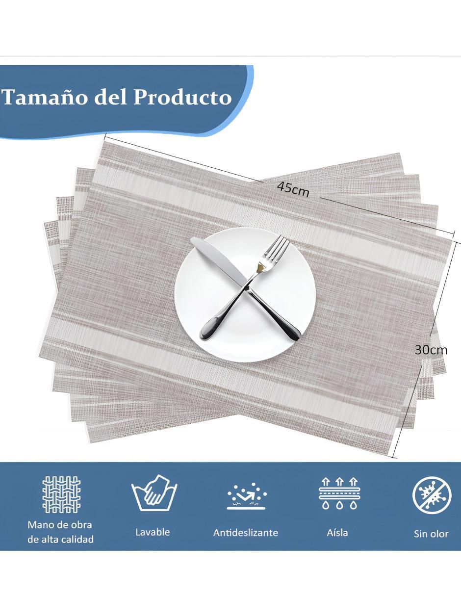 Set mantel individual rectangular 4