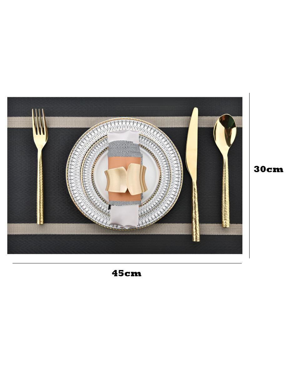 Set mantel individual rectangular 4