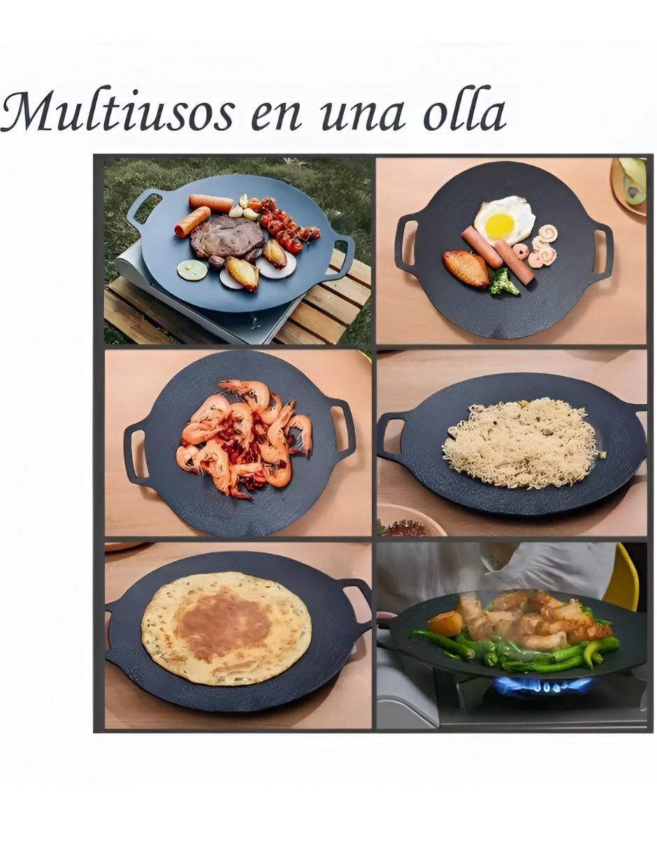Comal aluminio 4