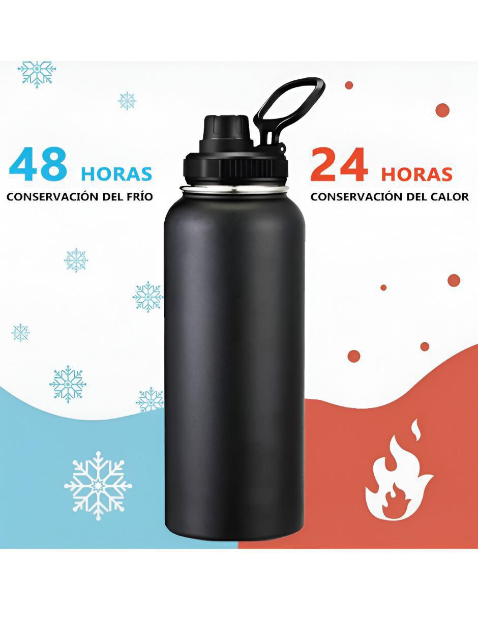 Termo de acero inoxidable con tapa rosca 1.2 L 3