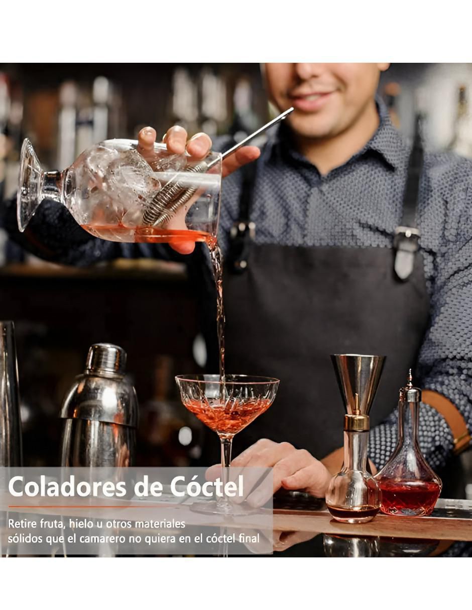 Set bar de acero inoxidable