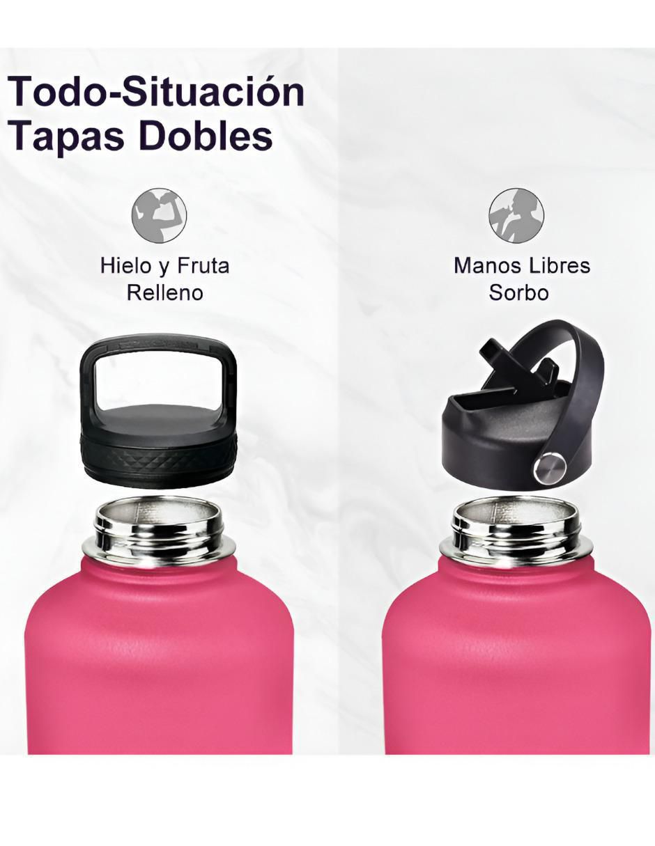 Termo de acero inoxidable con tapa rosca 1.8 L