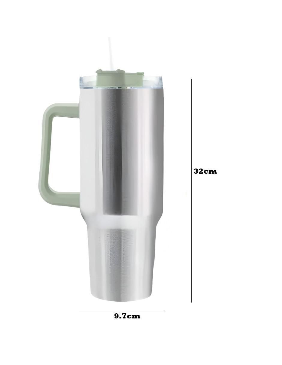 Termo de acero inoxidable con tapa push pull 3