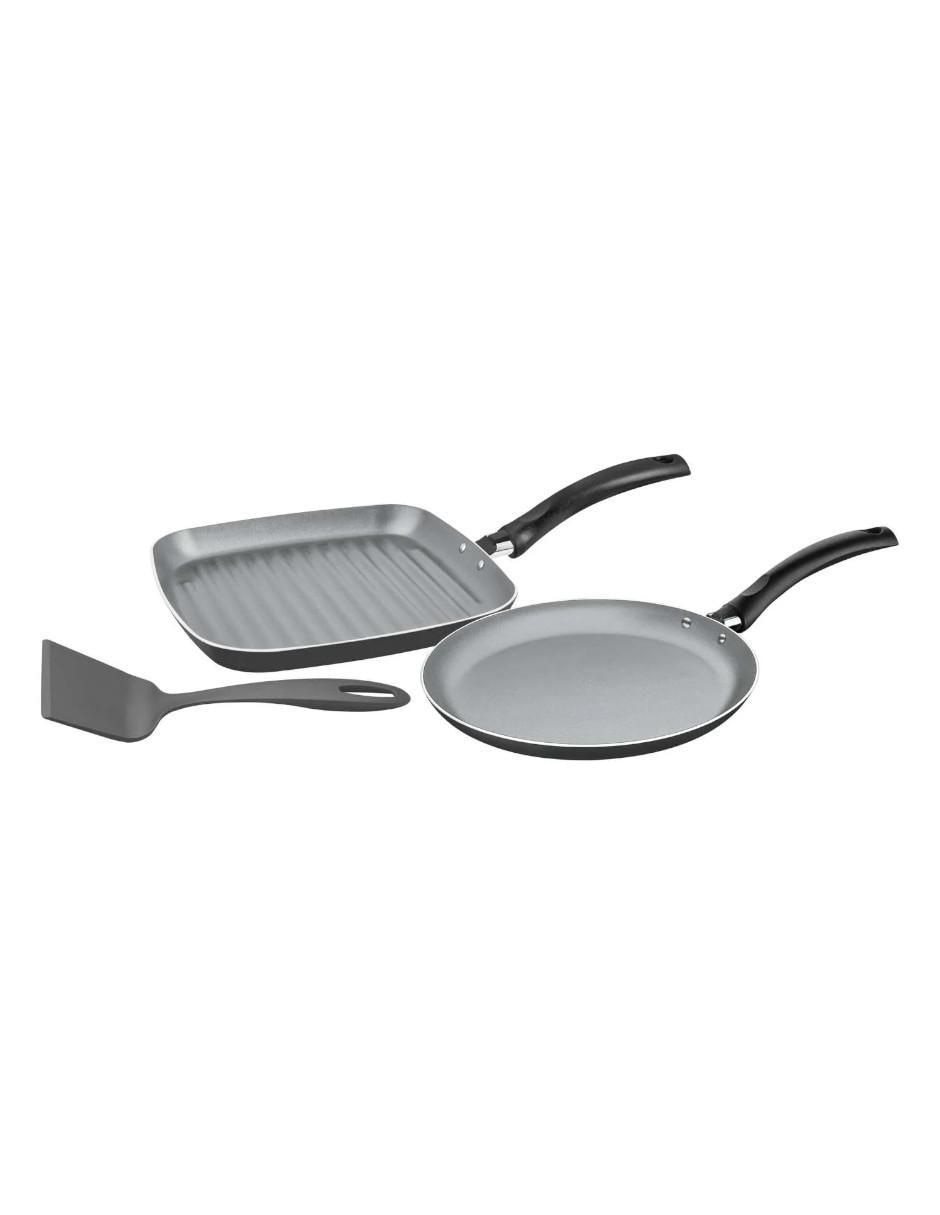 Set de sartenes de aluminio 3 piezas 5
