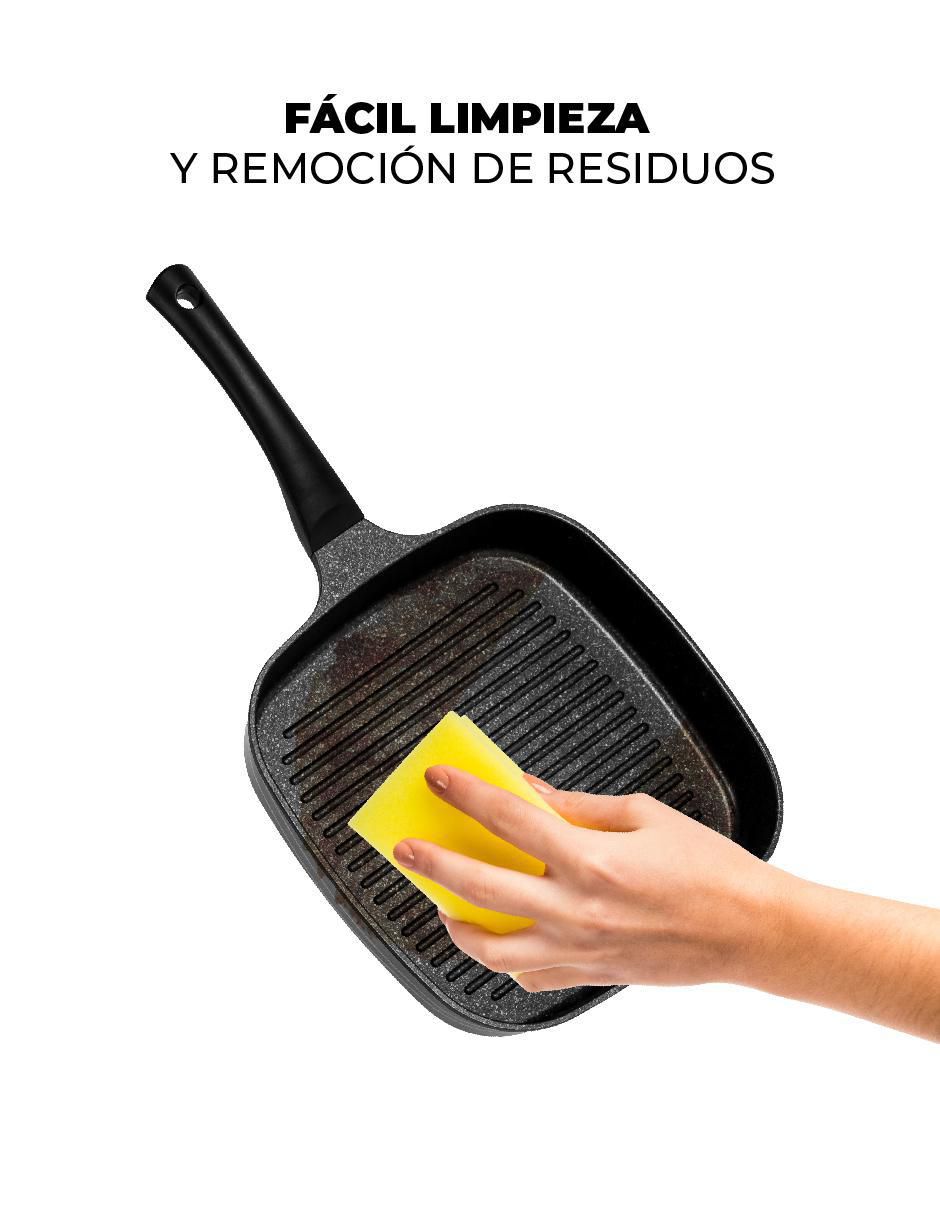 Sartén grill de mármol