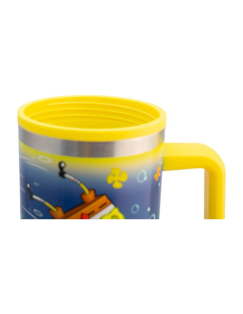 Termo doble pared de acero inoxidable Nickelodeon con tapa rosca