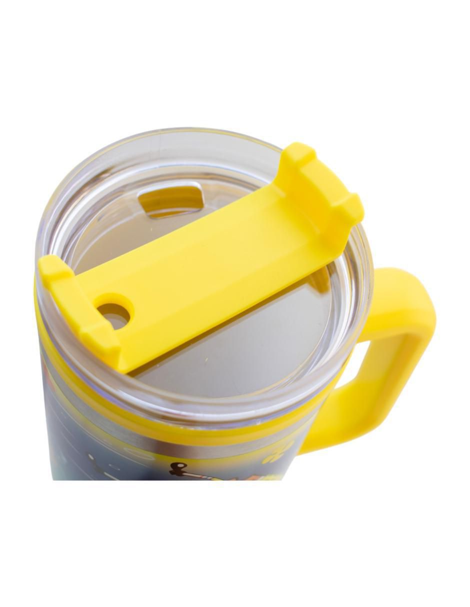 Termo doble pared de acero inoxidable Nickelodeon con tapa rosca