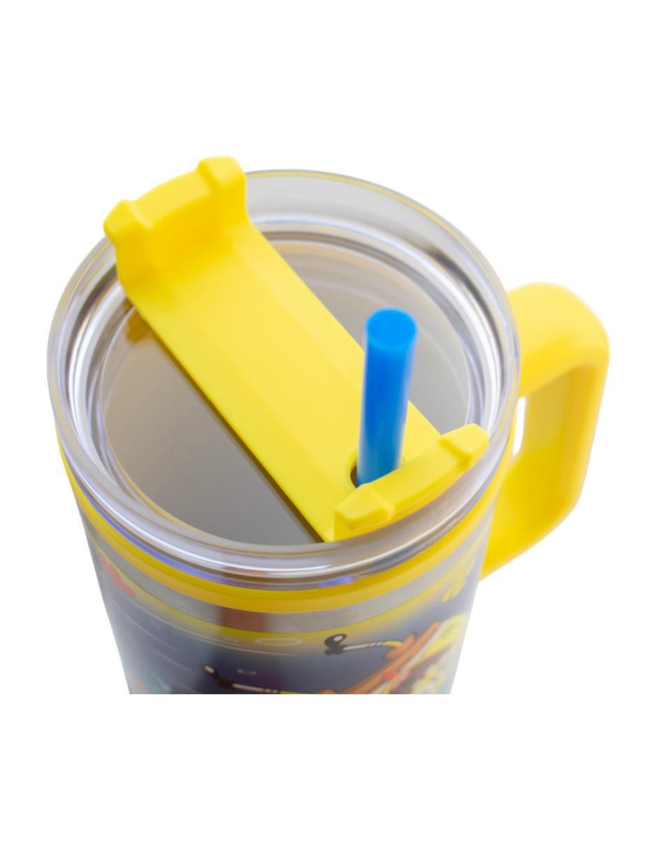 Termo doble pared de acero inoxidable Nickelodeon con tapa rosca 5