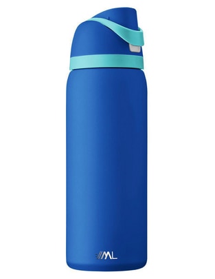 Termo de acero inoxidable con tapa flip top Termo de acero inoxidable con tapa flip top
