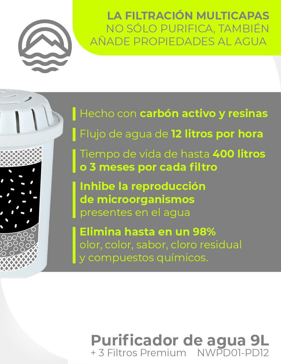 Filtro purificador de agua NWPD01-PD12-MKP Filtro purificador de agua NWPD01-PD12-MKP