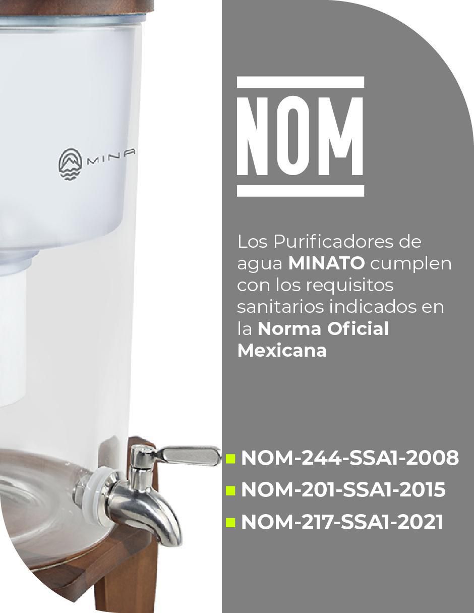 Filtro purificador de agua Minato NWPD01-PD12-MKP