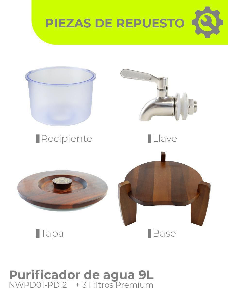 Filtro purificador de agua Minato NWPD01-PD12-MKP