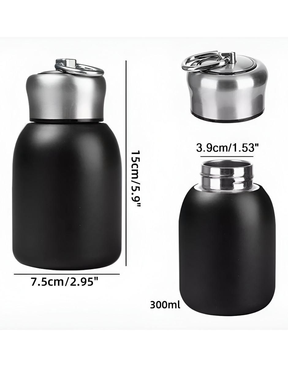 Termo de acero inoxidable con tapa rosca 300 ml