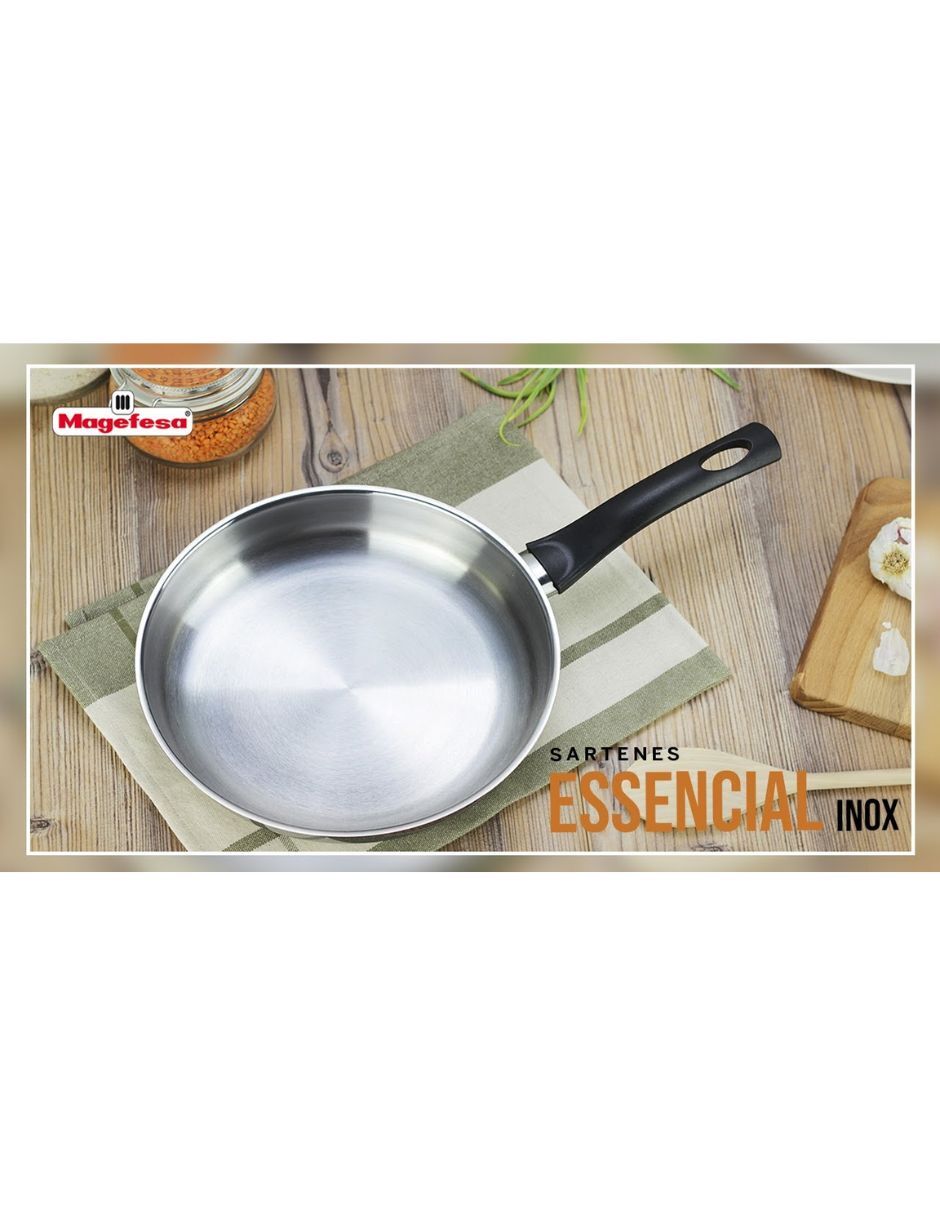 Sartén Essencial de acero inoxidable
