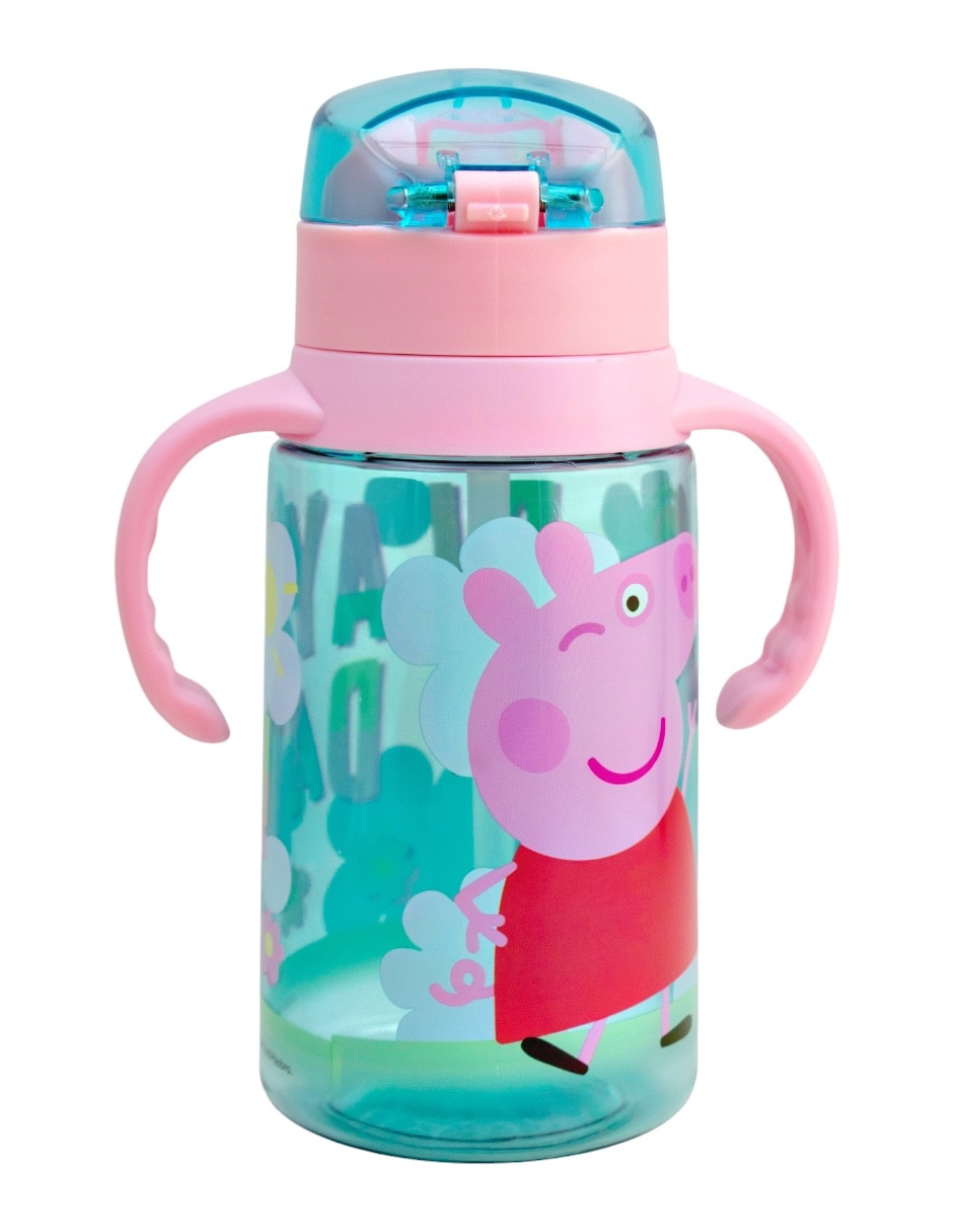 Botella de agua Regalos Siglo XXI Peppa Pig de plástico para niña