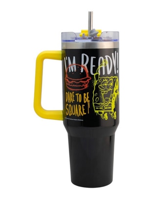 Termo Regalos Siglo XXI de acero inoxidable Bob Esponja con tapa rosca 1.2 L