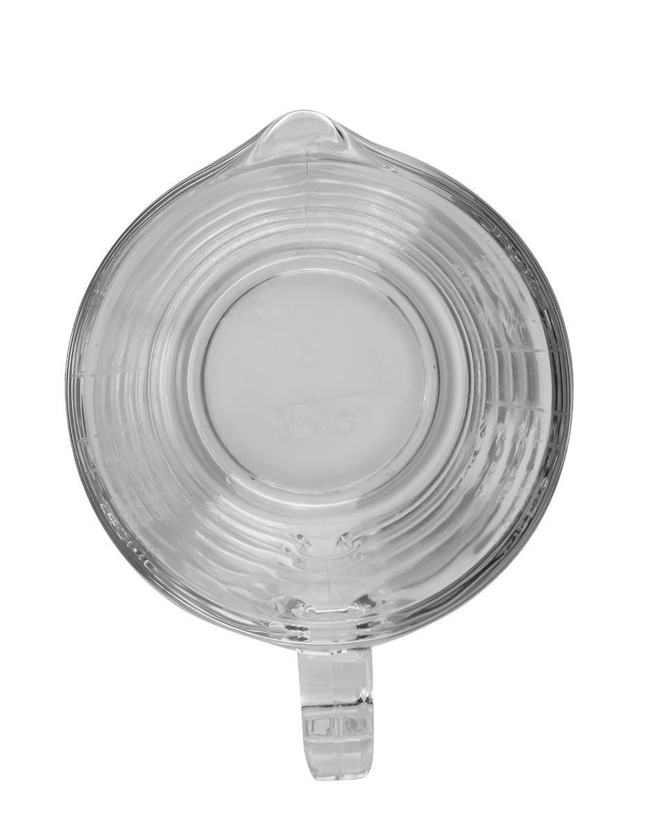 Taza medidora de vidrio