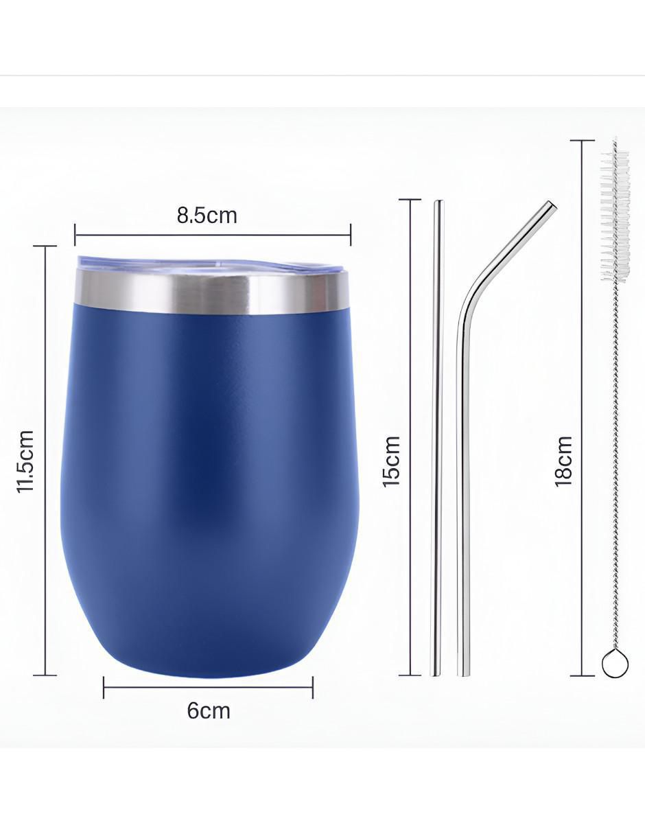 Set termo de acero inoxidable con tapa flip top 4