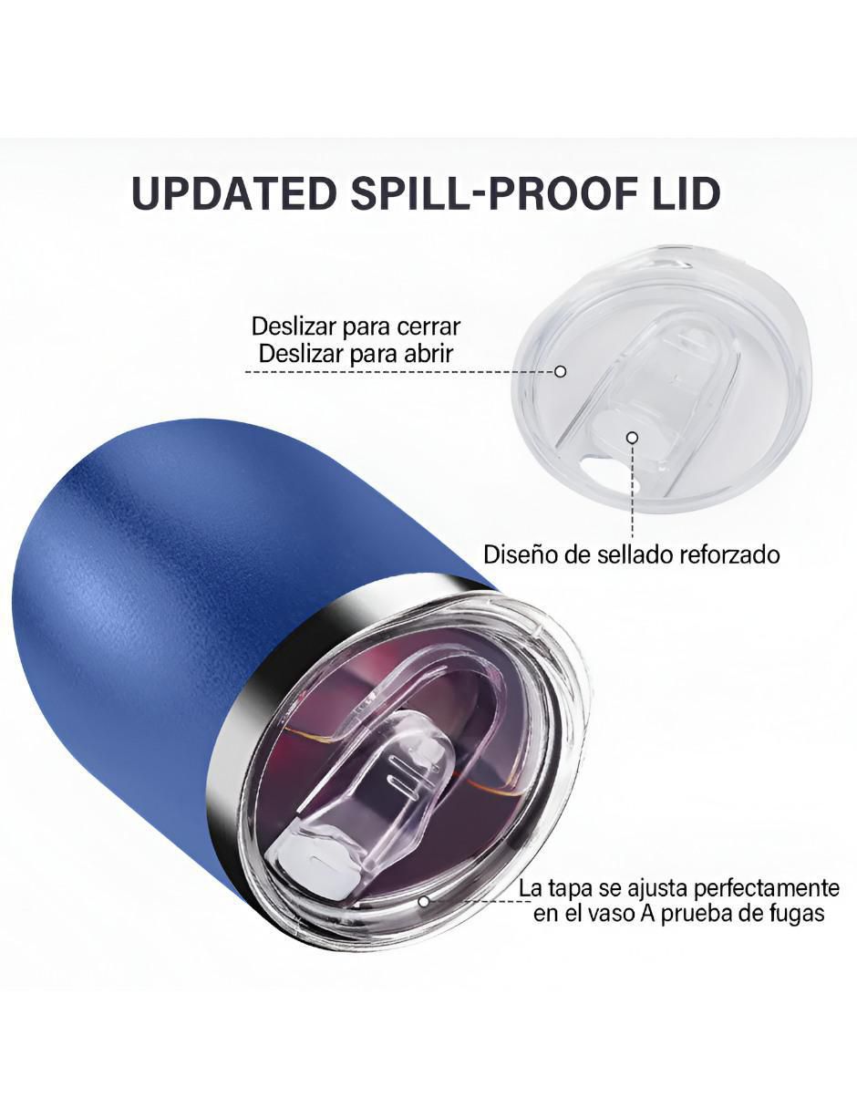 Set termo de acero inoxidable con tapa flip top 3