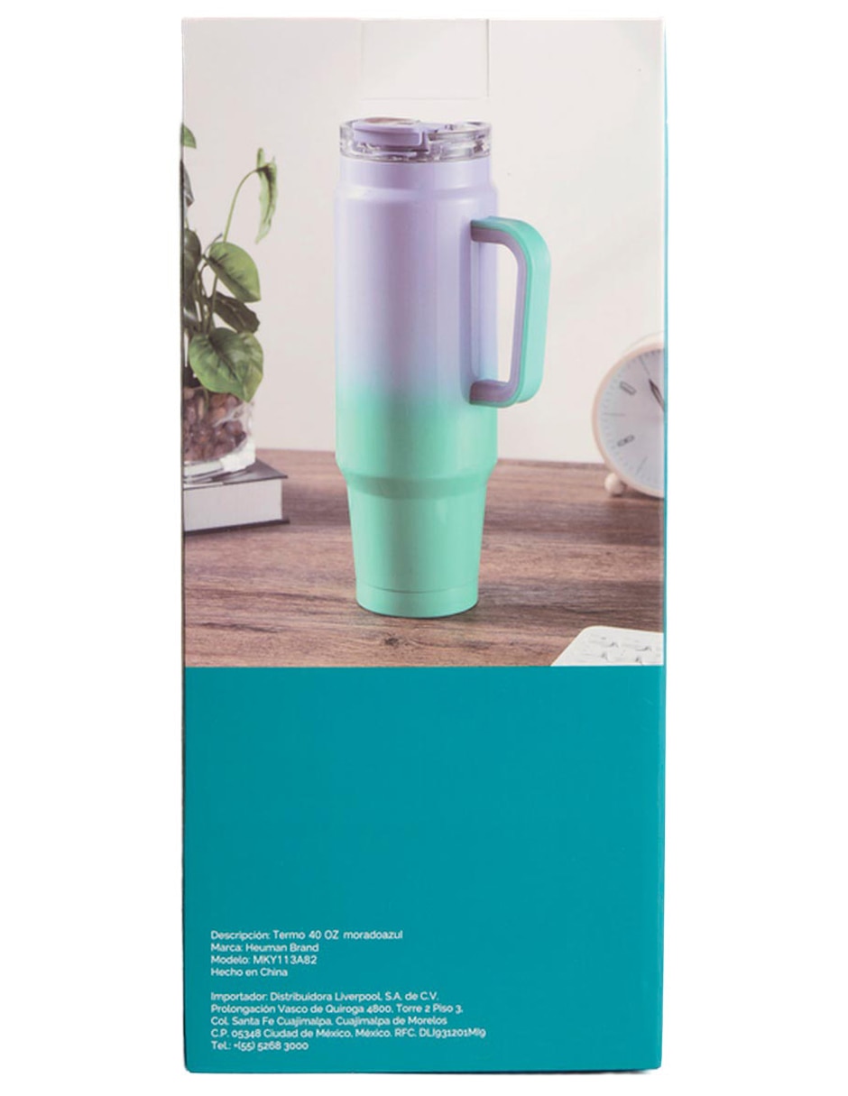 Termo Heuman Brand de acero inoxidable con tapa rosca 1.1 L