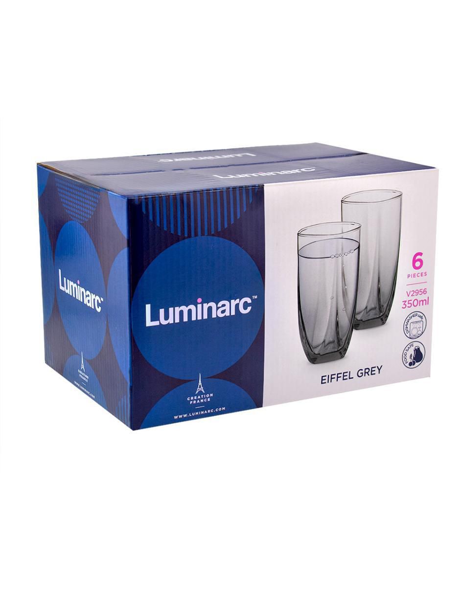 Set de vasos highball Eiffel de vidrio con 6 piezas 3