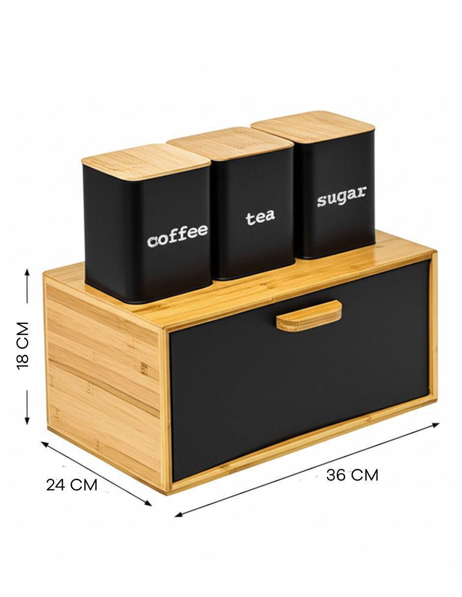 Kit de contenedores Accon de metal 4 piezas 5